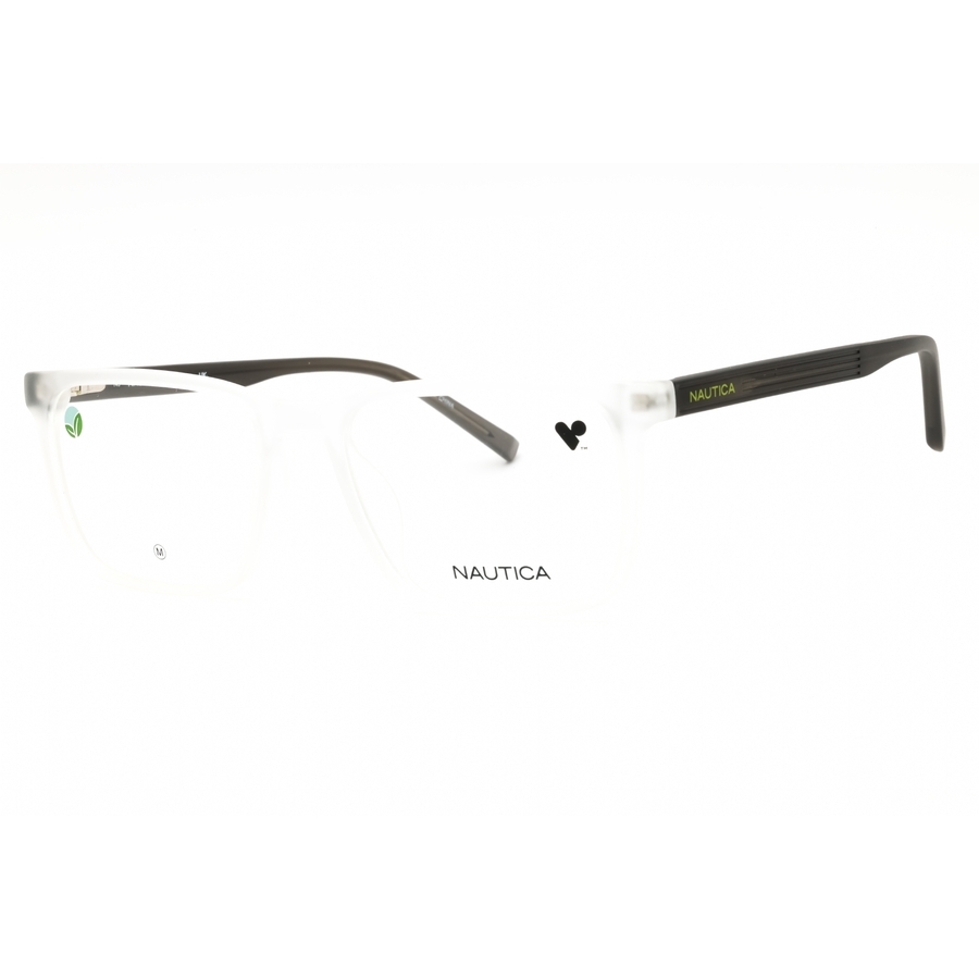 Nautica Men's Transparent Rectangular Eyeglass Frames N8183