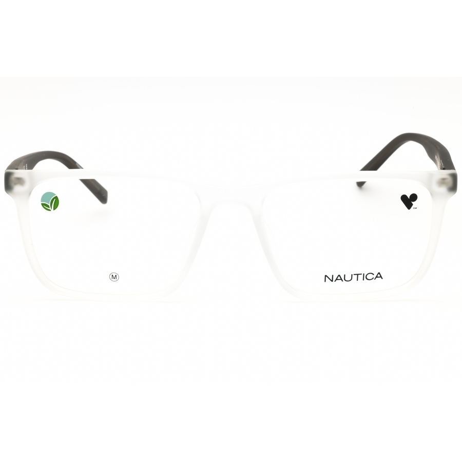 Nautica Men's Transparent Rectangular Eyeglass Frames N8183
