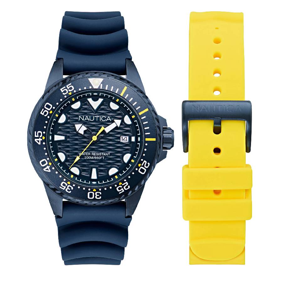 Nautica Nct Sea Dive Quartz Blue Dial Men's Watch NAPSDS506