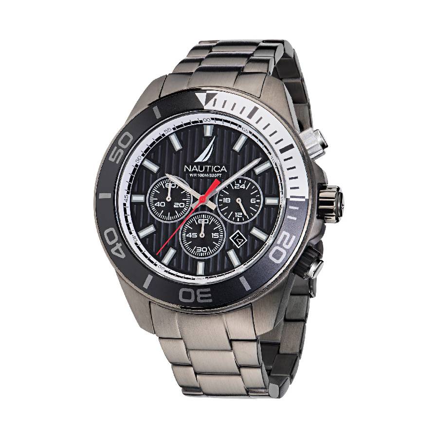Nautica One Chronograph Quartz Black Dial Men's Watch NAPNOF305