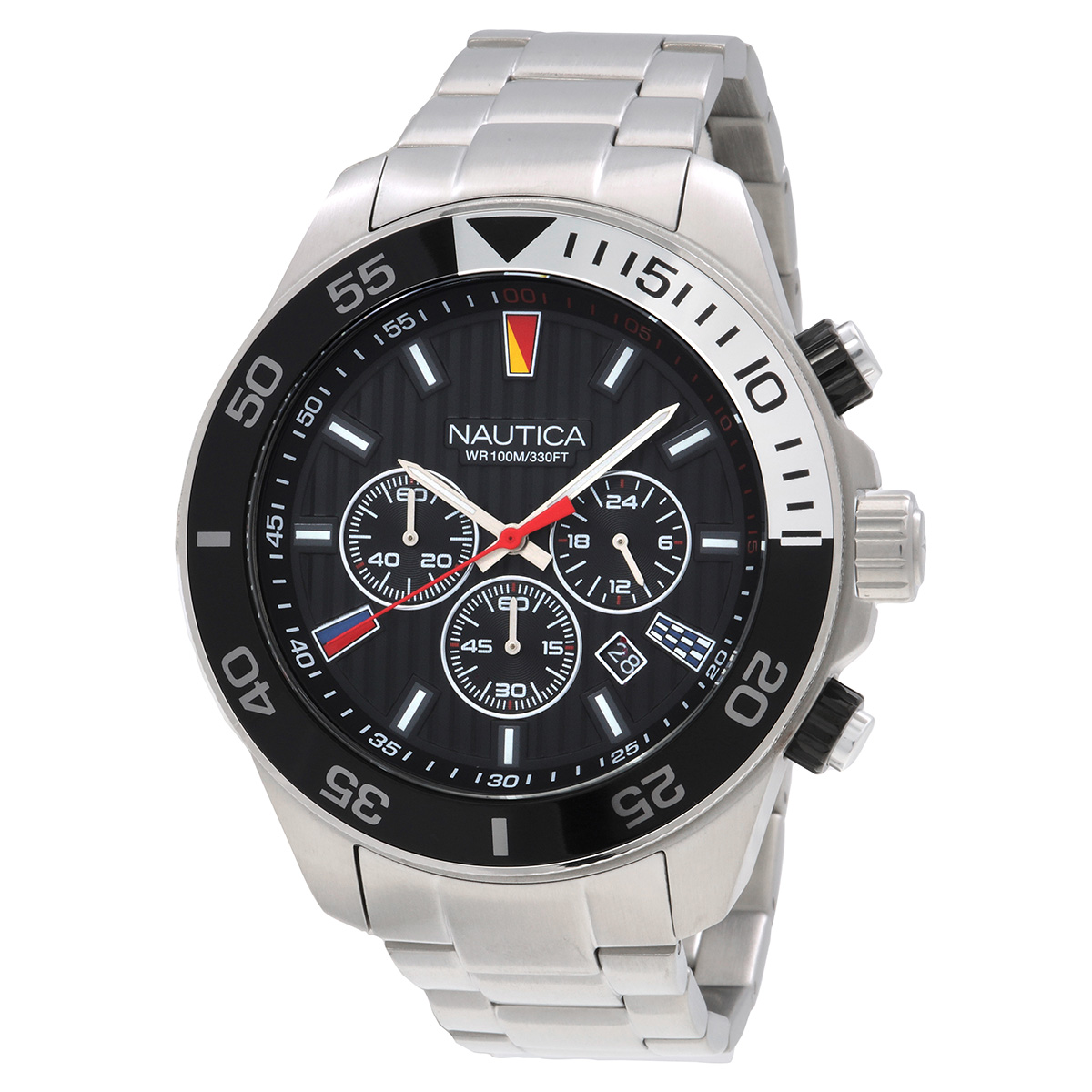 Nautica One Chronograph Quartz Black Dial Men's Watch NAPNOS306