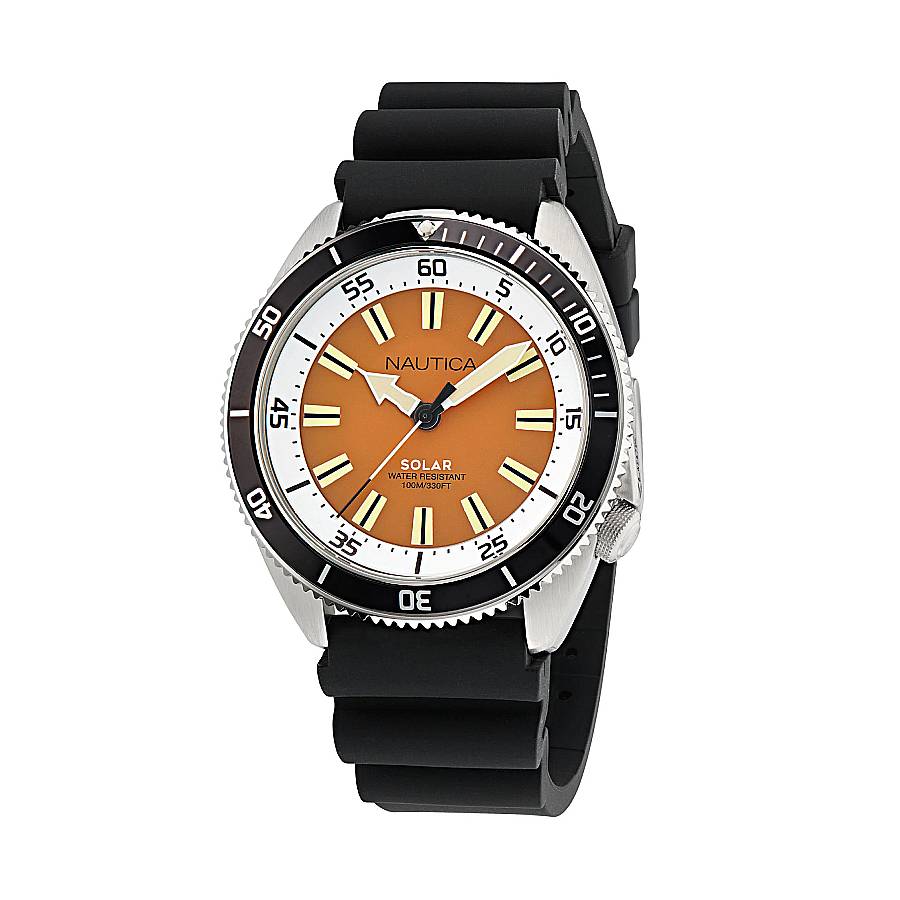 Nautica Vintage Orange Dial Men's Watch NAPNVS402