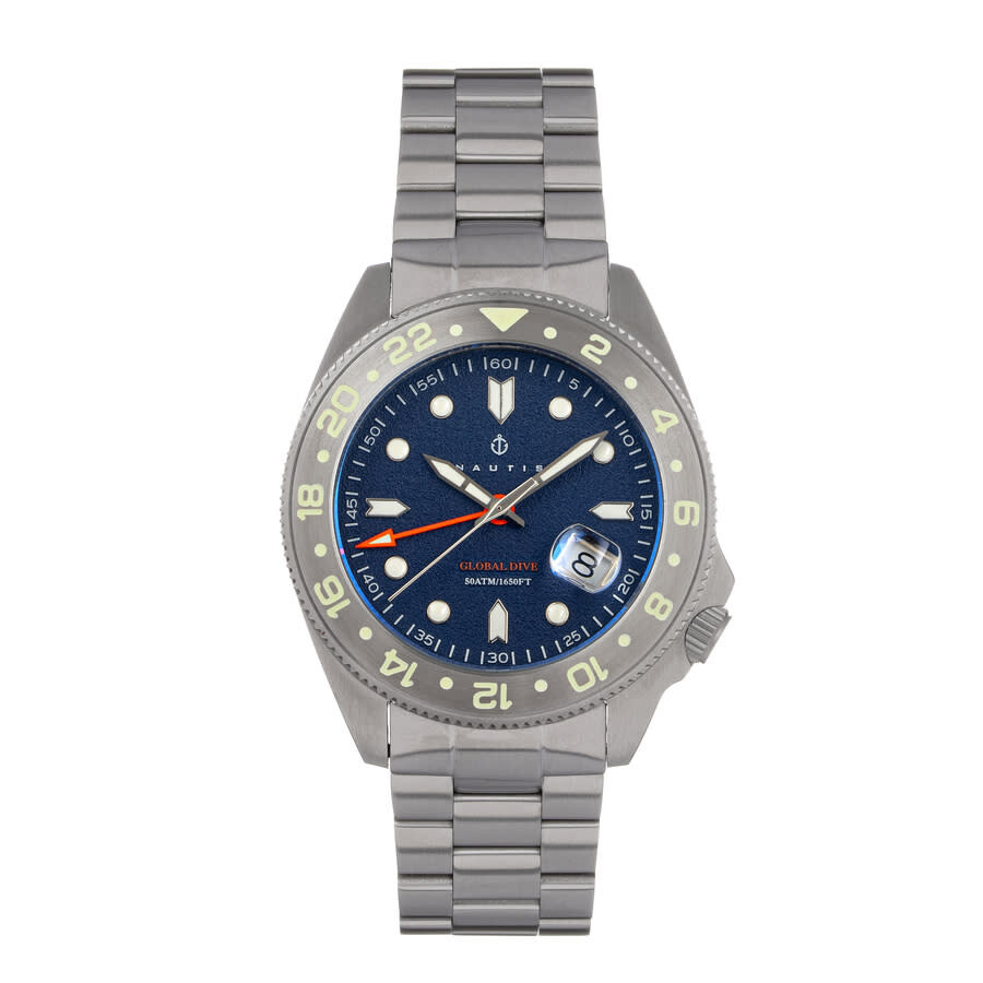 Nautis Global Dive Blue Dial Men's Watch 18093GF 840148805330