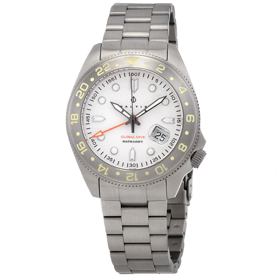 Nautis Global Dive White Dial Men's Watch 18093GE 840148805323