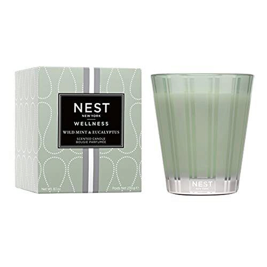 Nest Fragrances Wild Mint And Eucalyptus 8.1 oz Scented Candle 0840732119478 In Green