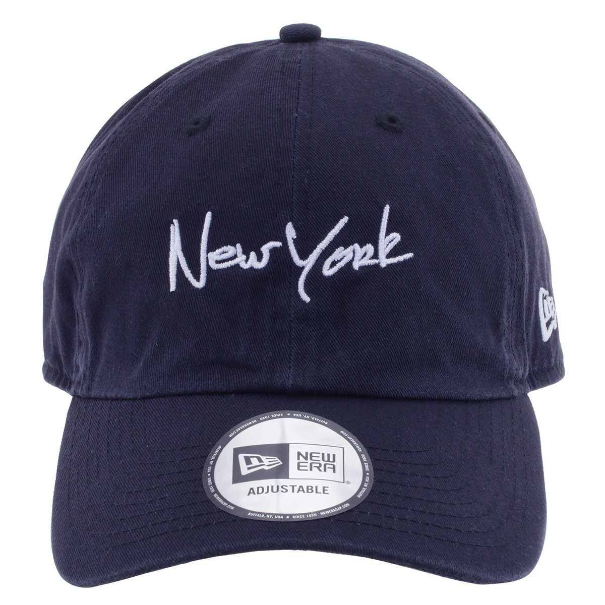 New Era Navy New York Script Classic Cap 70782544-NAVY