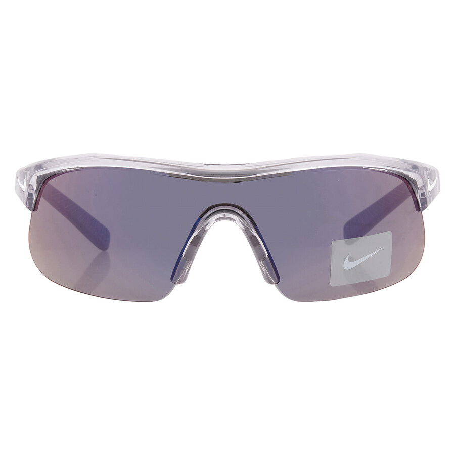 Nike Blue Mirror Shield Men's Sunglasses  Show X1 Dx6520 065 58