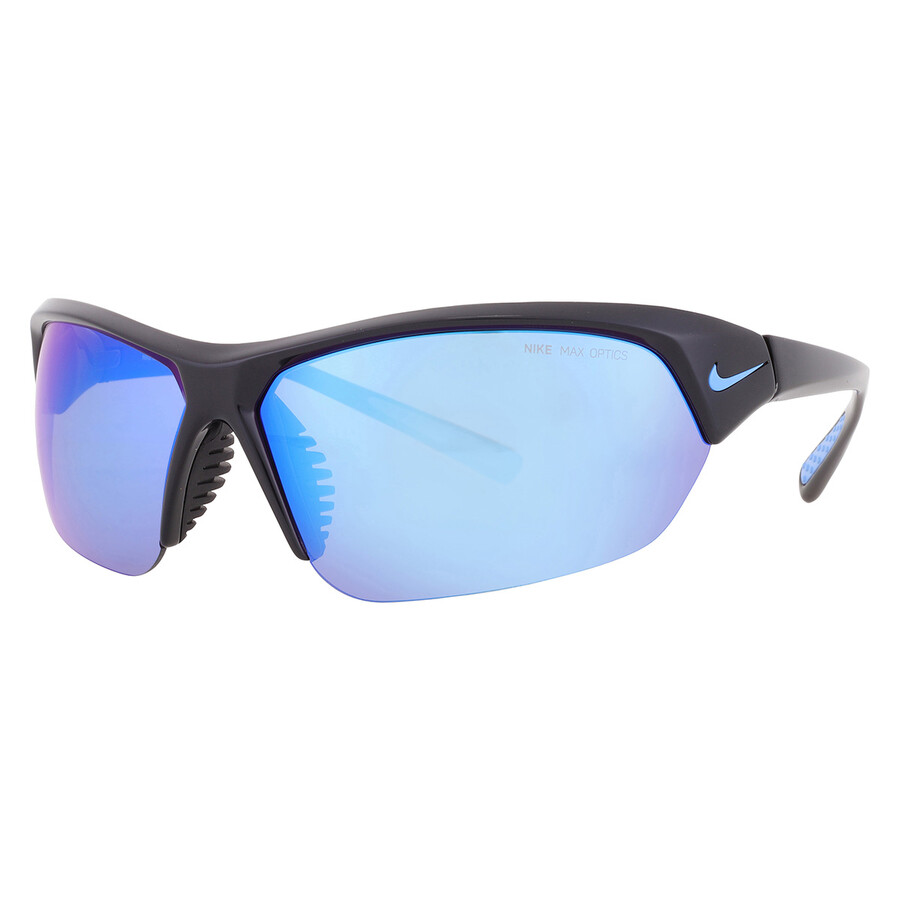 Nike Blue Mirror Wrap Men's Sunglasses  Skylon Ace M Mi Dv2163 011 69