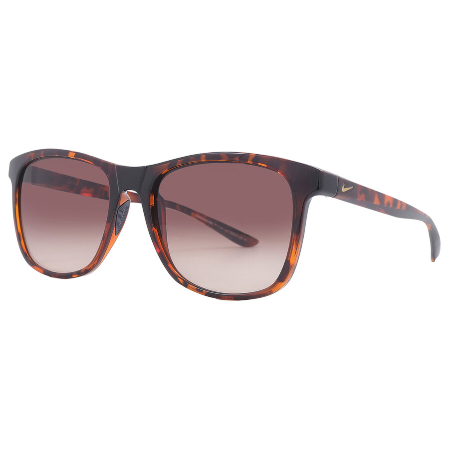 Nike Brown Gradient Square Men's Sunglasses Passage Ev1199 237 55