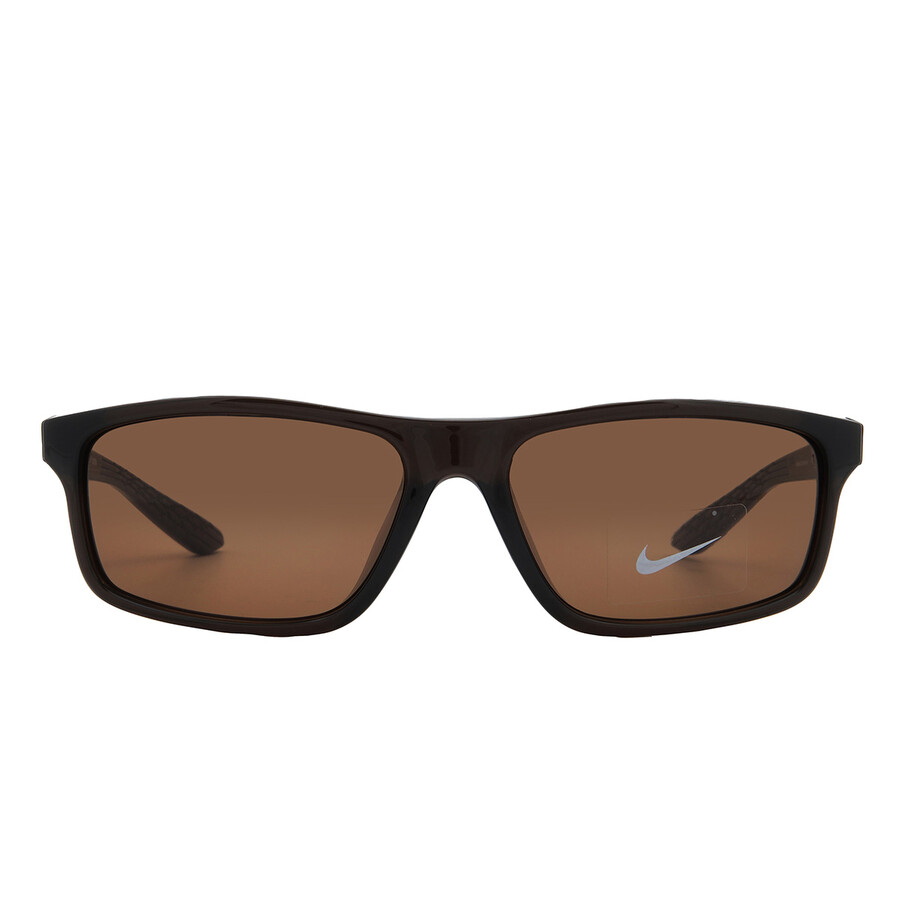 Nike Brown Rectangular Unisex Sunglasses Chronicle Fj2216 220 59