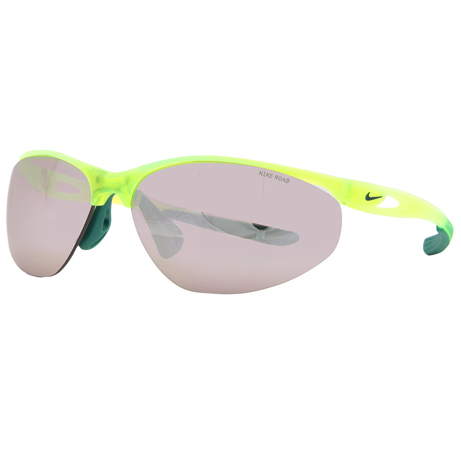 Nike Chrome Mirror Wrap Unisex Sunglasses Aerial E Dz7353 702 69