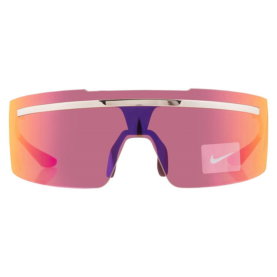 Nike Crimson Mirror Shield Unisex Sunglasses  Echo Shield M Fd1884 750 67