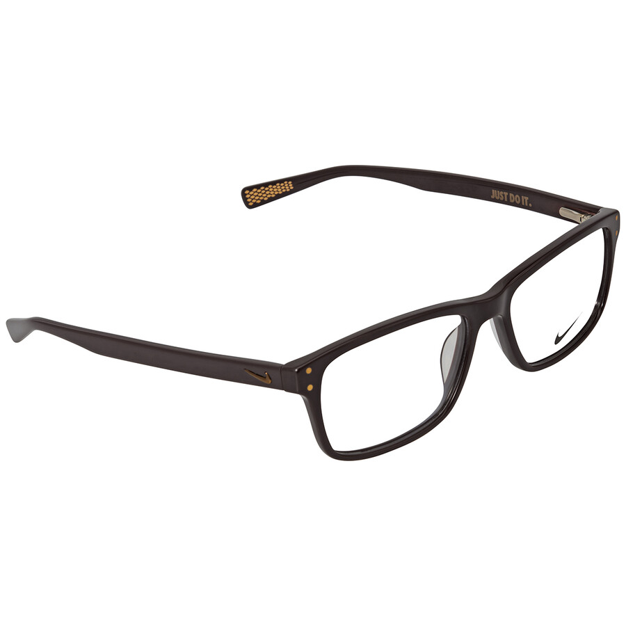 Nike Demo Rectangular Men's Eyeglasses  7245 243 55 In Black