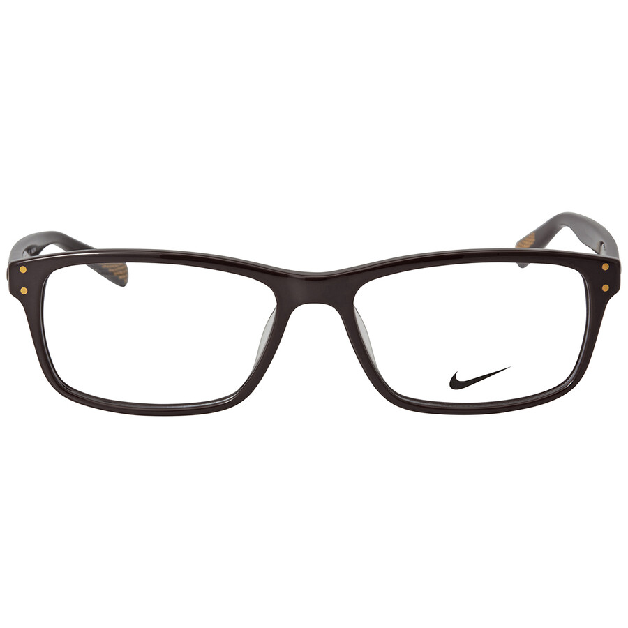 Nike Demo Rectangular Men's Eyeglasses  7245 243 55 In Black