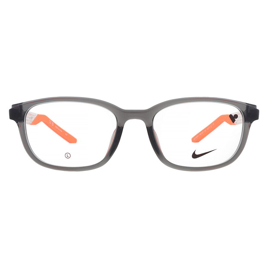 Nike Demo Rectangular Men's Eyeglasses  7277 034 53 In Gray