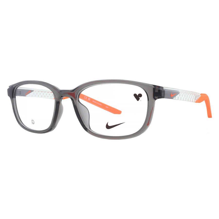 Nike Demo Rectangular Men's Eyeglasses  7277 034 53 In Gray