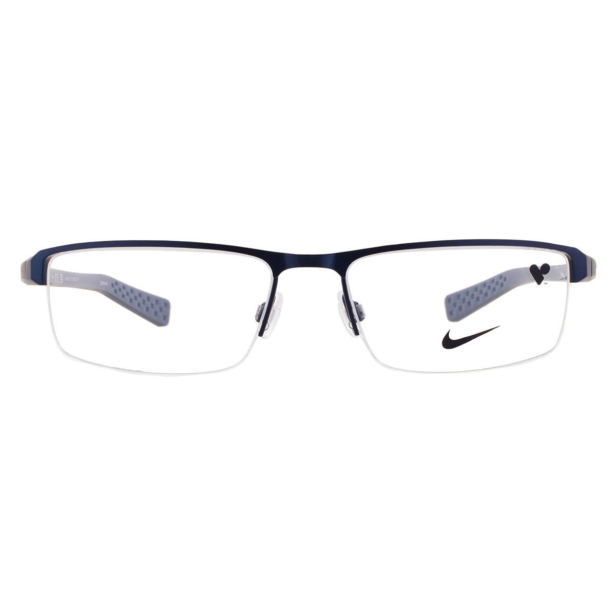 Nike Demo Rectangular Men's Eyeglasses NIKE 8097N 400 55