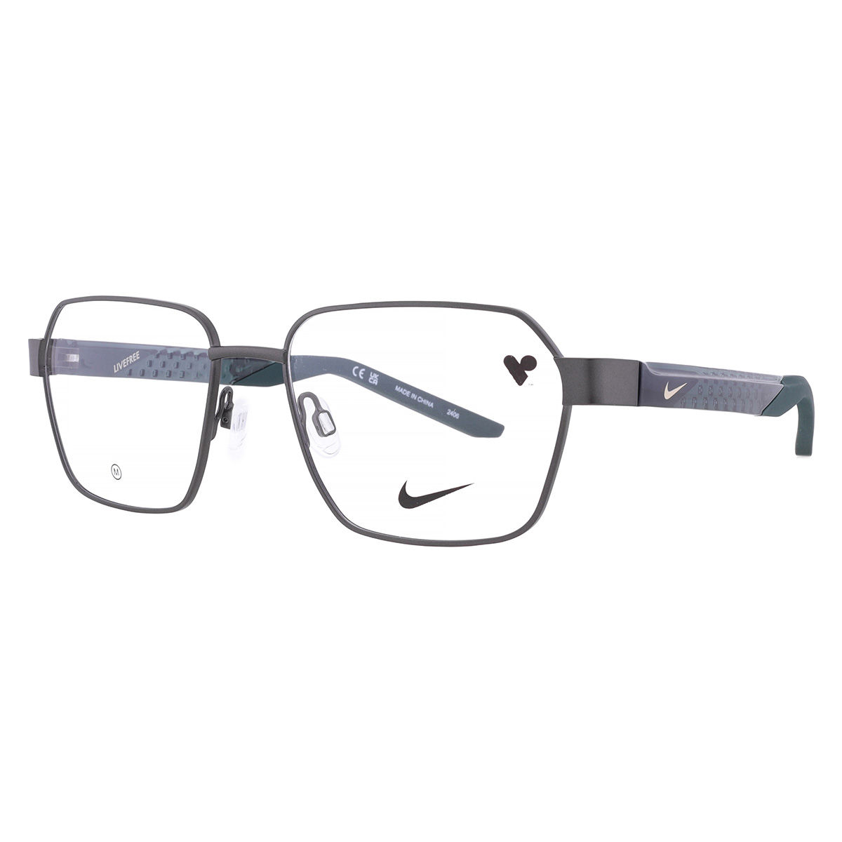 Nike Demo Rectangular Men's Eyeglasses NIKE 8155 070 53