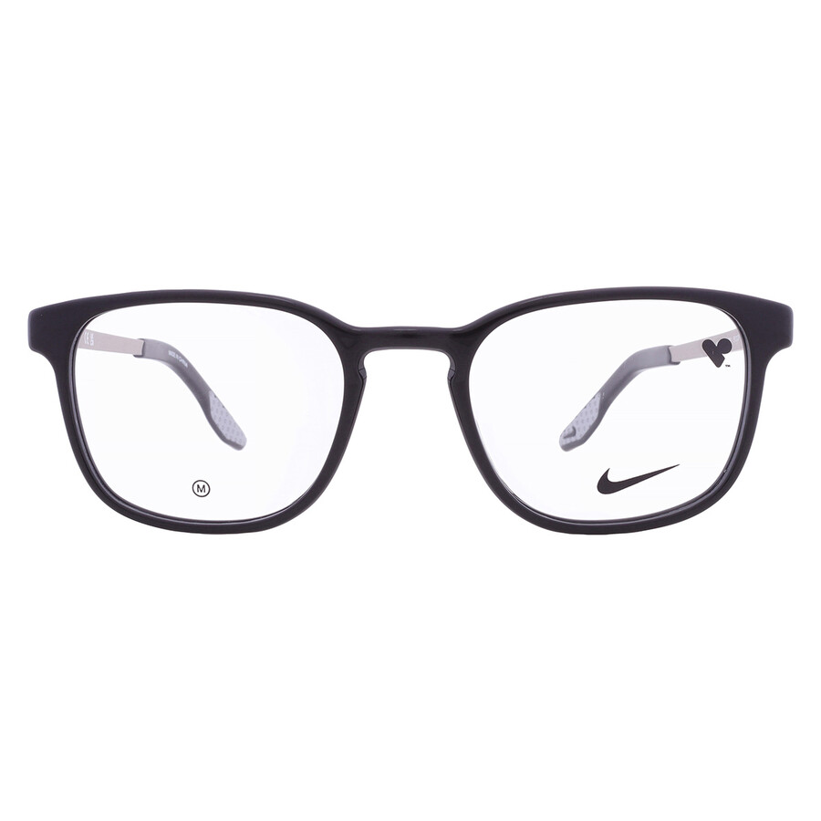 Nike Demo Square Men's Eyeglasses  7171 001 51 In Black