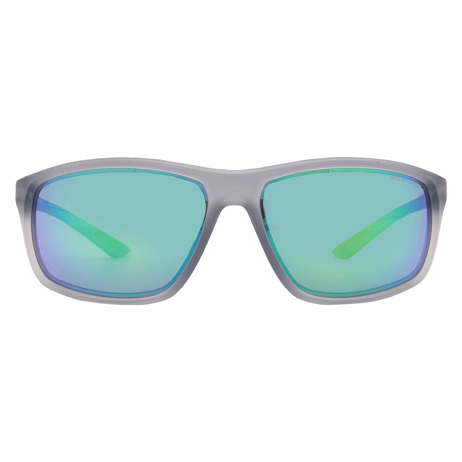 Nike Green Mirror Wrap Men's Sunglasses Adrenaline M Ev1113 013 66