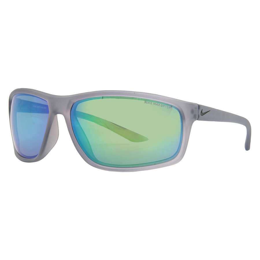 Nike Green Mirror Wrap Men's Sunglasses Adrenaline M Ev1113 013 66