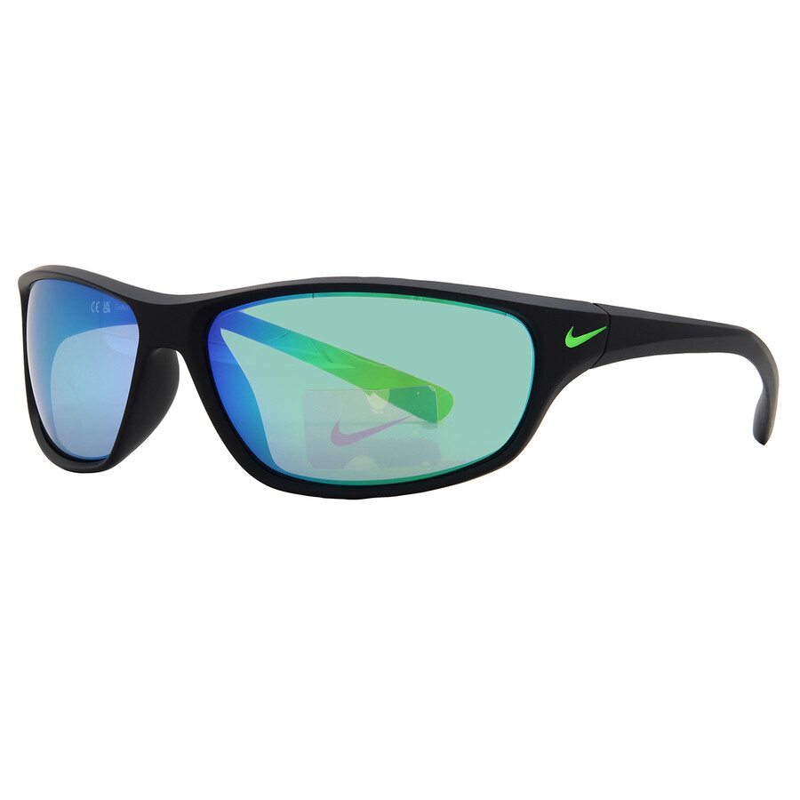 Nike Grey Green Square Men's Sunglasses  Essential Endeavor Mi Ev1122 313 57