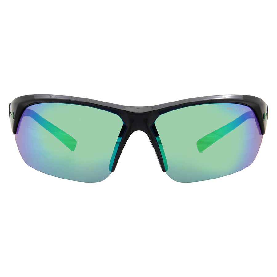 Nike Green Mirror Wrap Men's Sunglasses  Skylon Ace M Mi Dv2163 012 69