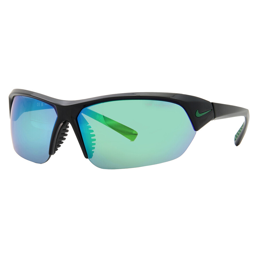 Nike Green Mirror Wrap Men's Sunglasses  Skylon Ace M Mi Dv2163 012 69