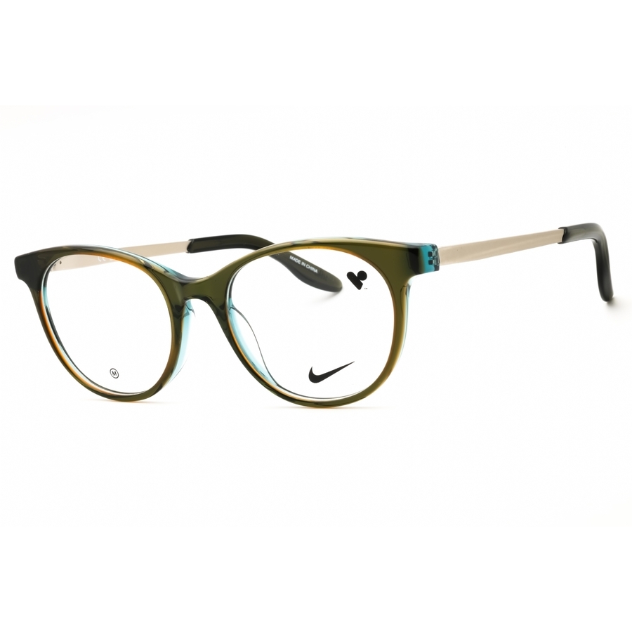 Nike Ladies Blue Round Eyeglass Frames 7173