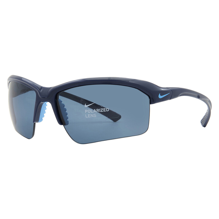 Nike Polarized Blue Wrap Unisex Sunglasses  Skylon Rise P Ib3519x 492 70