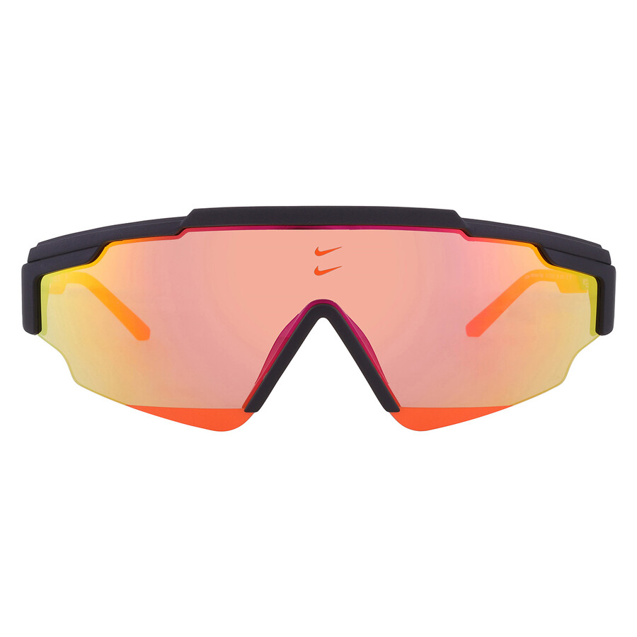 Nike Road Orange Shield Men's Sunglasses  Marquee Edge 24 E Ev24027 008 64