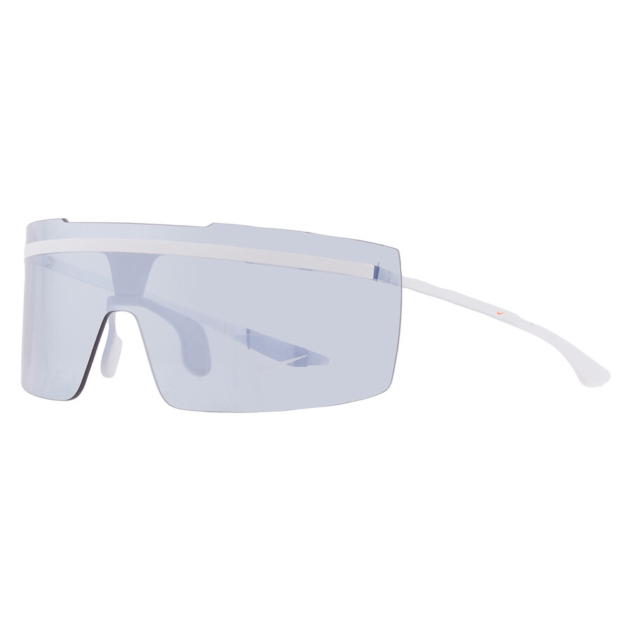 Nike Silver Mirror Shield Unisex Sunglasses  Echo Shield M Fd1884 015 67