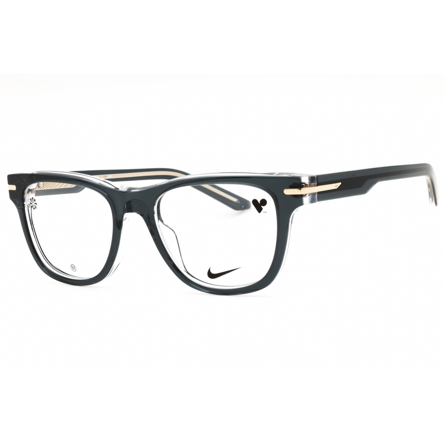 Nike Unisex Transparent Rectangular Eyeglass Frames 7176