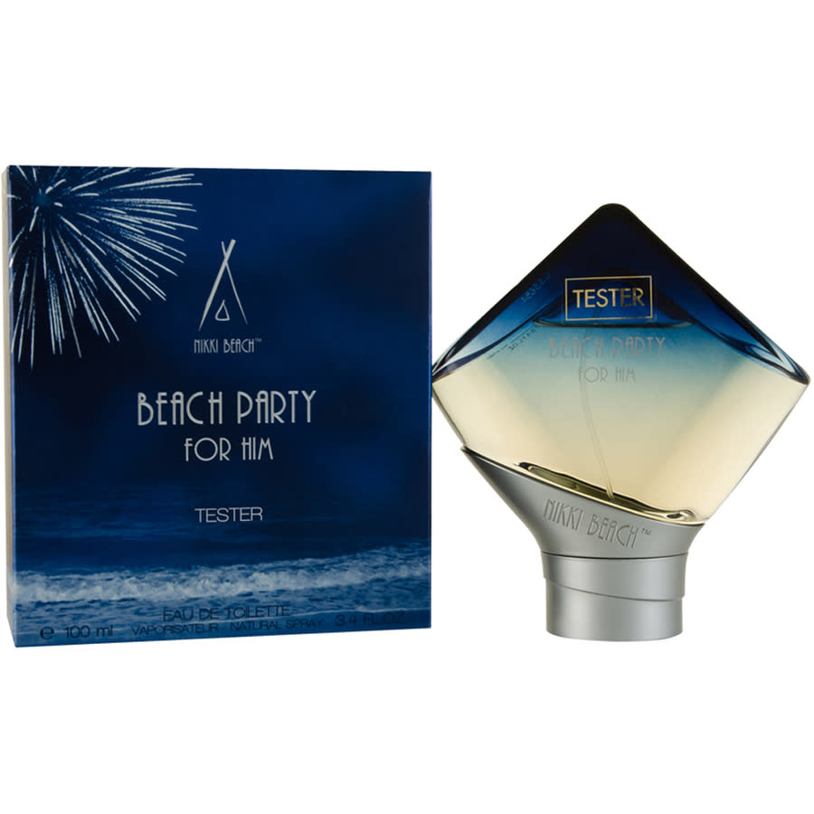 Nikki Beach Men's Beach Party Edt Spray 3.38 oz (tester) Fragrances 7640111611042