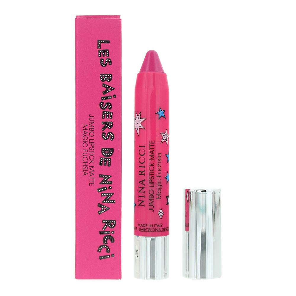 Nina Ricci Ladies Jumbo Matte Lipstick 0.09 oz Magic Fuchsia Makeup 3137370341871 In ["red"]