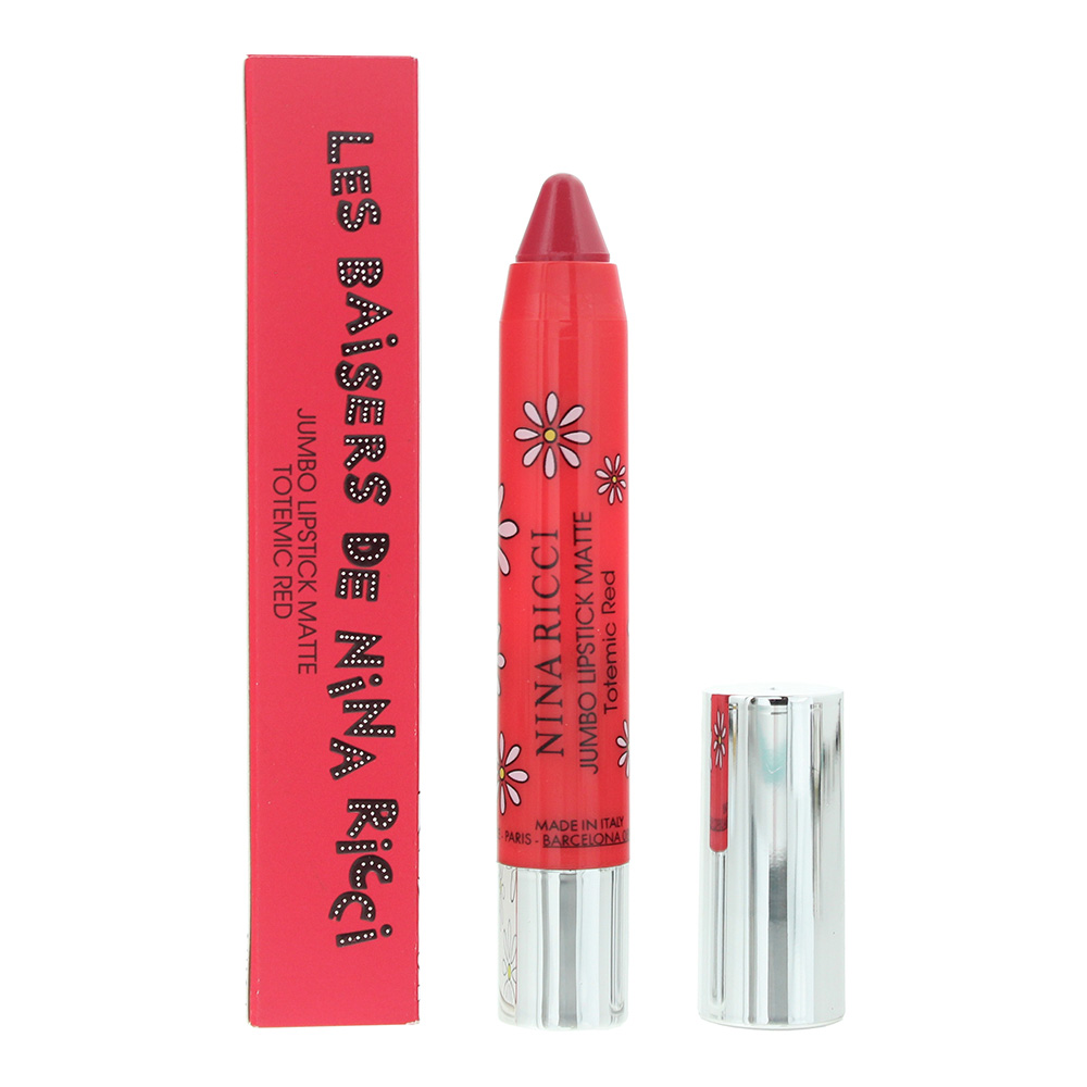 Nina Ricci Ladies Jumbo Matte Lipstick 0.09 oz Totemic Red Makeup 3137370341864 In ["red"]