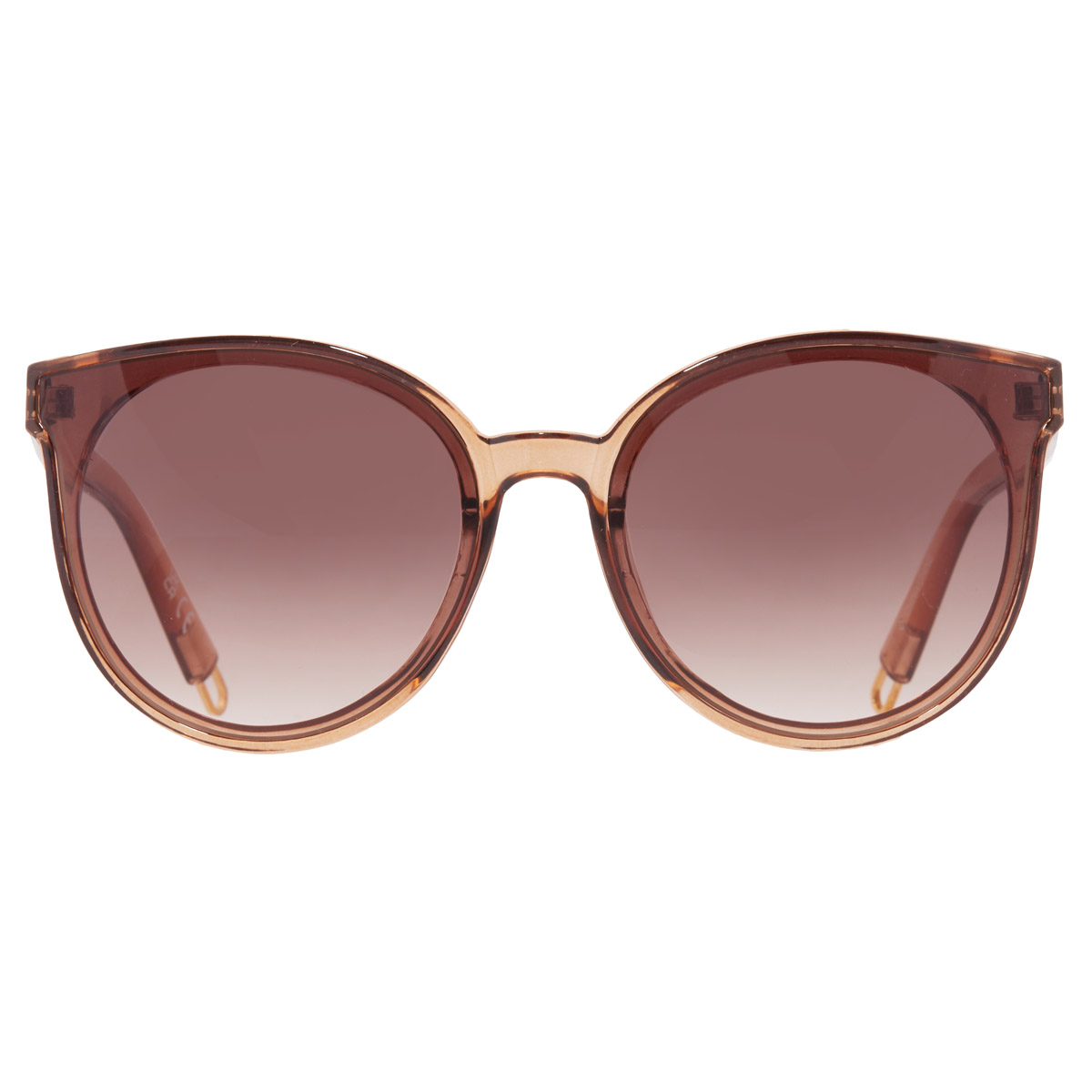 Nine West 59773RNJ TAN Brown Oval Ladies Sunglasses 10265159.KHL