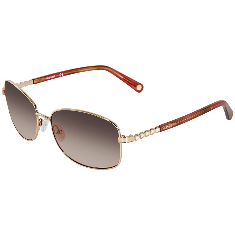 nine west rose gold sunglasses