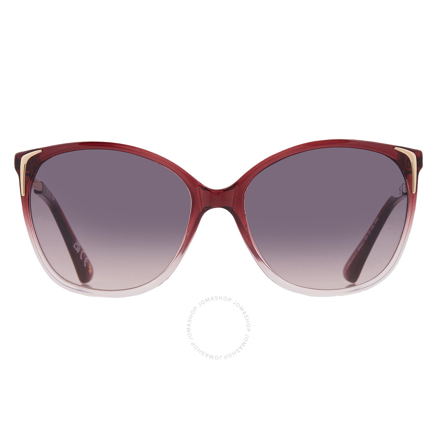 Nine West Nw 23 456 Wne Smoke Cat Eye Ladies Sunglasses 10266311.cgr Winsmk