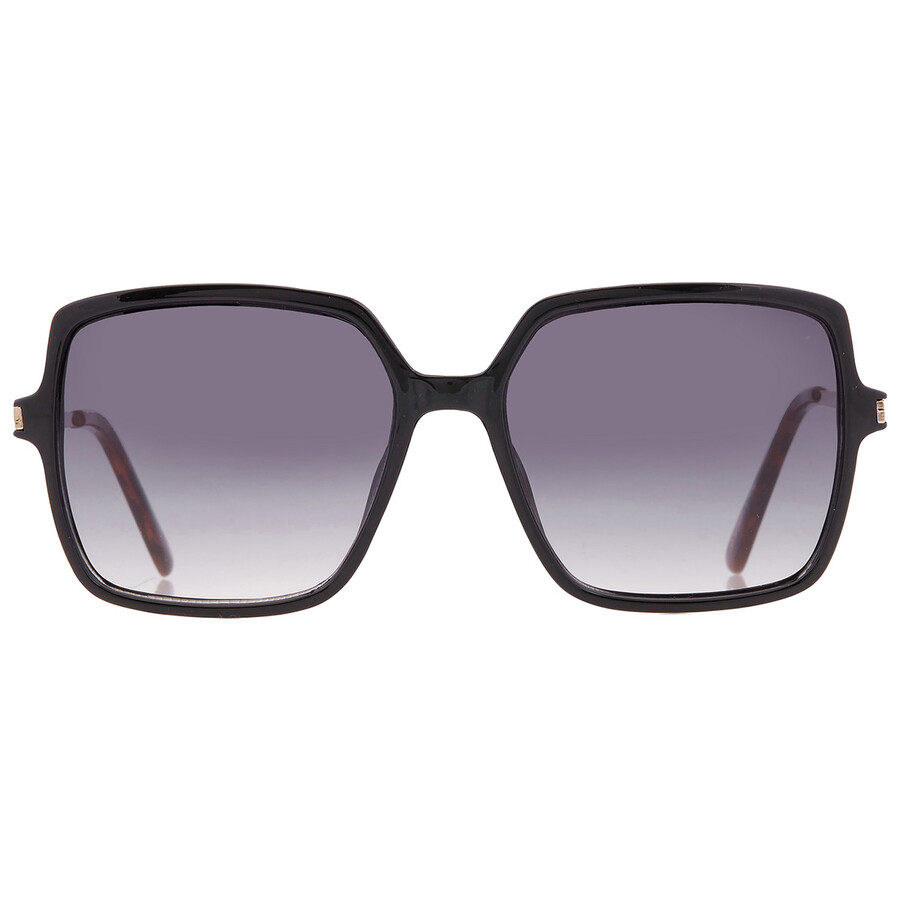 Nine West Nw 23 505 Blk Smoke Square Ladies Sunglasses 10268556.khl Blksmk
