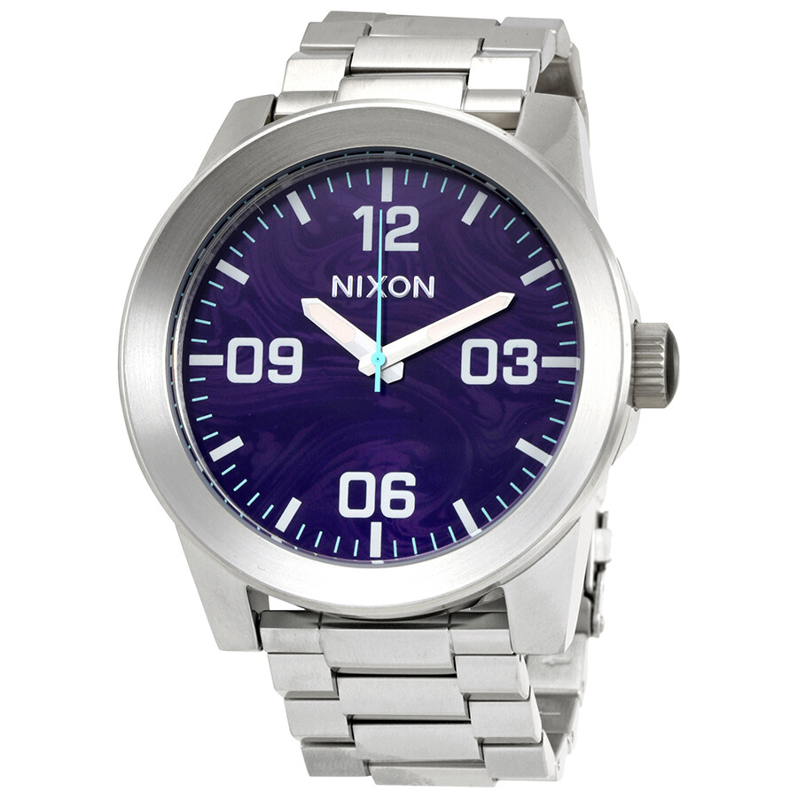 Nixon Corporal SS Purple Dial Men's Watch A34623000 882902890374