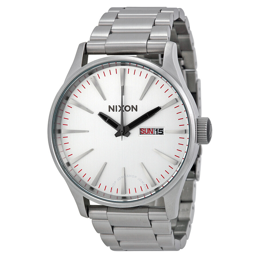nixon sentry silver