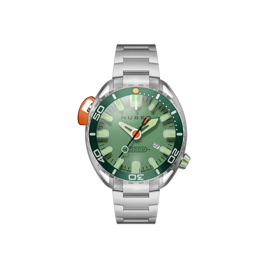 Nubeo Aluminaut Automatic Green Dial Men's Watch NB-6115-99