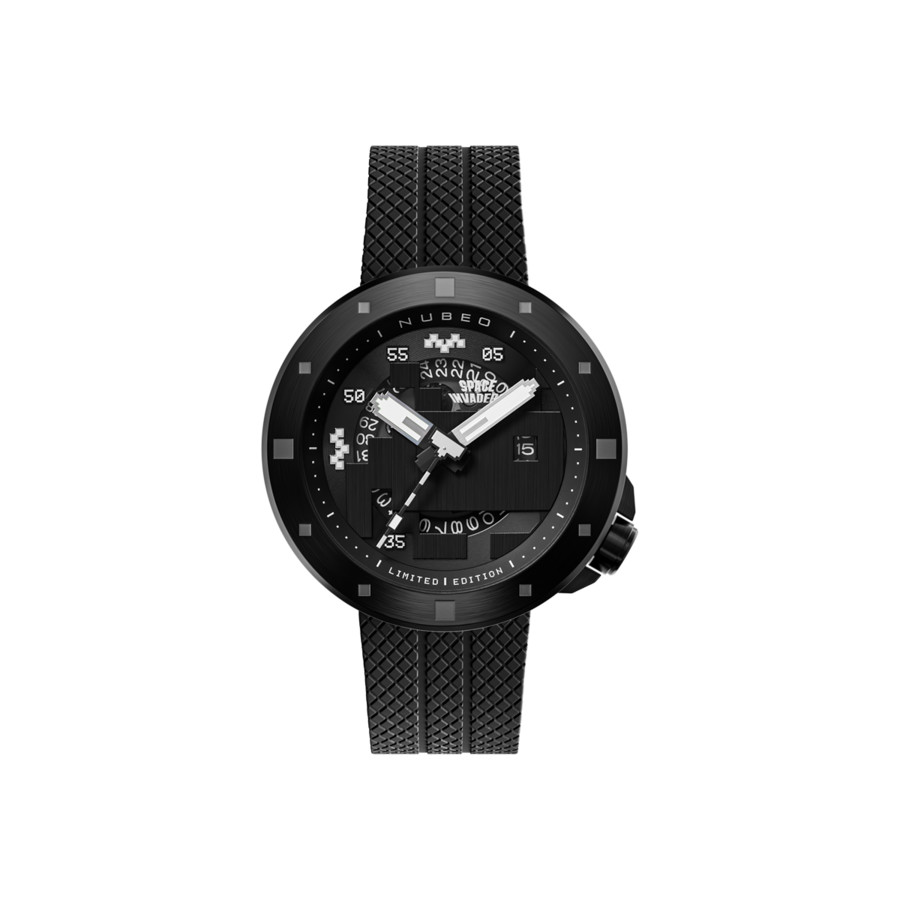 Nubeo Cassini Black Dial Men's Watch NB-6103-05