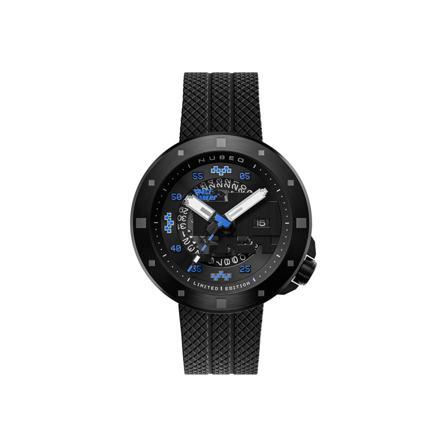 Nubeo Cassini Black Dial Men's Watch NB-6103-06