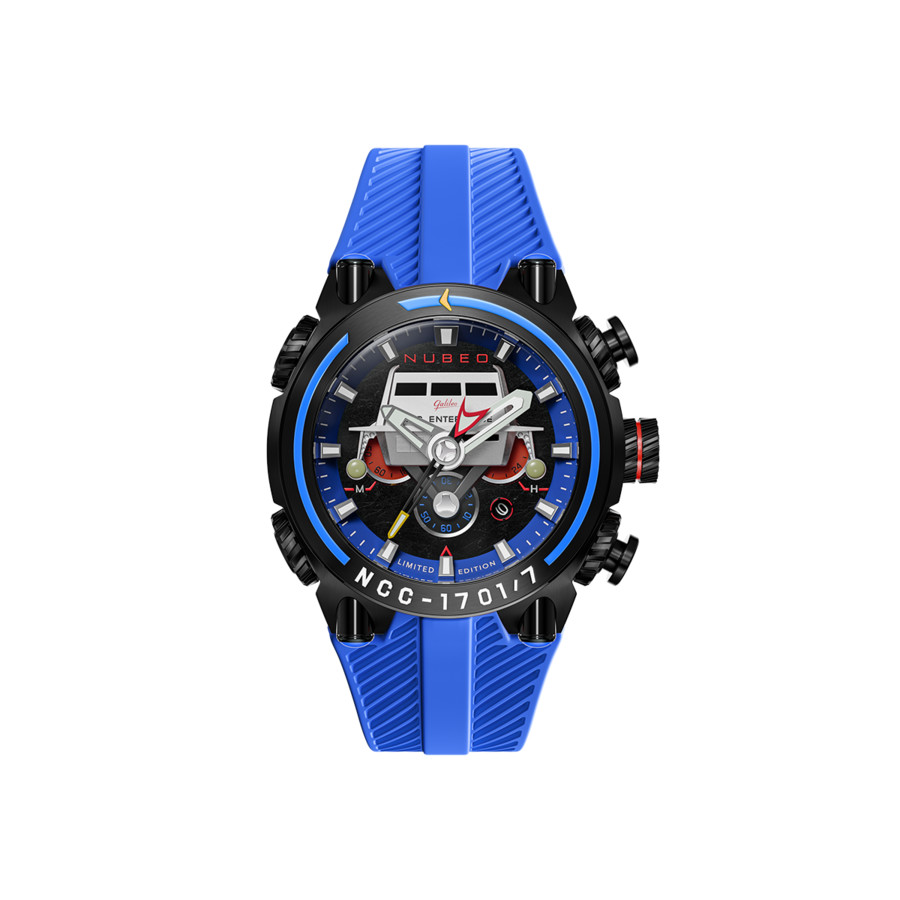 Nubeo Deimos Chronograph Blue Dial Men's Watch NB-6118-03