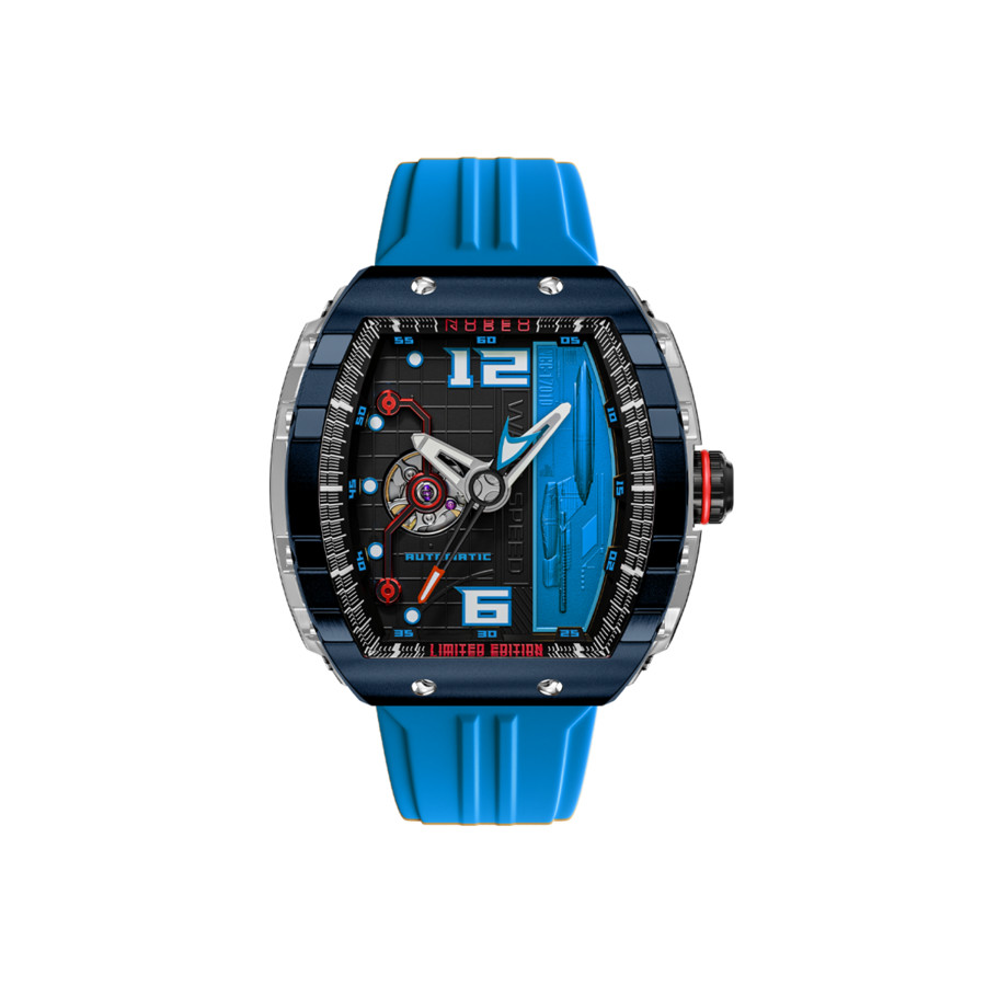 Nubeo Magellan Blue Dial Men's Watch NB-6106-02