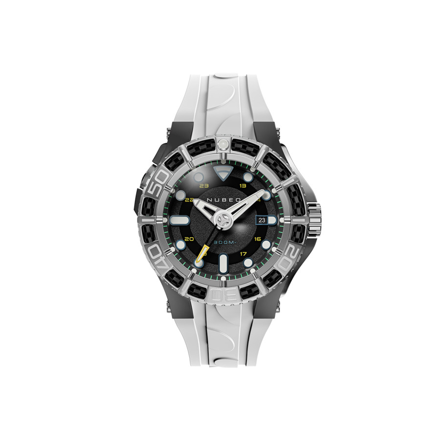 Nubeo Manta Black Dial Men's Watch NB-6120-05