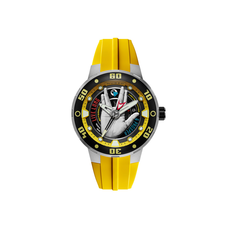 Nubeo Mariner Yellow Dial Men's Watch NB-6122-01
