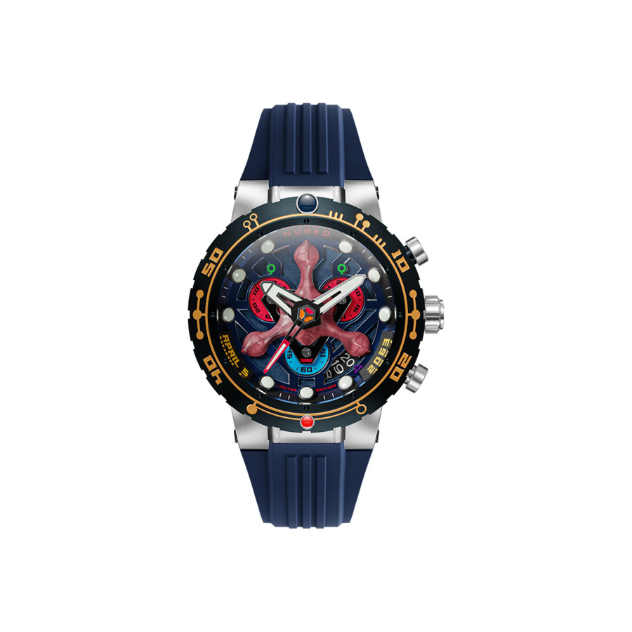 Nubeo Opportunity Chronograph Blue Dial Men's Watch NB-6119-02